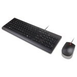 Lenovo essential wired combo - ensemble clavier et souris - usb - azerty - fran�ais - noir - bo�tier ...