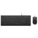 Lenovo kb mice bo essencial wr kbms gb a1 pack clavier souris universel usb anglais britannique noir