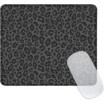 Leopard cute personality mousepad square mouse mat with rubber base waterproof and non - slip mousepad ...