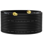Letnerny - 20m / 65, 6ft c�ble d'extension sma rg58 sma m�le a femelle c�ble coaxial a faible perte pour ...