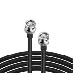 Letnerny - 2m / 6. 5ft bnc rf raccordement de c�ble c�ble bnc m�le vers bnc m�le c�ble d'antenne bnc ...