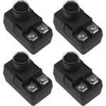 Letnerny - 4pcs connecteurs transformateur assortis pour antenne, cbles d'antenne filaires de 300 ohms ...