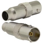 Letnerny - a�rzetix - c69041 - lot de 2 connecteur adaptateur bnc femelle droit 50 pour c�ble coaxial ...