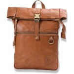 Letnerny - berlin sac a dos en cuir vritable pour ordinateur portable et sac a dos de voyage pour homme ...