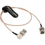 Letnerny - bnc mle a mle cble coaxial rg179 a angle droit pour bmcc video camra blackmagic 50cm