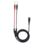 Letnerny - bnc mle q9 vers cble coaxial a fiche banane double cble de test d'oscilloscope cble de ...