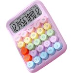 Letnerny - calculatrice, clavier mcanique, calculatrice electronique colore efficace, pratique pour ...