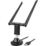 Letnerny - cl� wifi puissante 1200mbps mini adaptateur usb wifi, dongle wifi double bande adaptateur ...