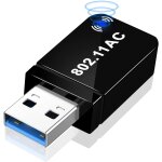 Letnerny - cl wifi puissante ac1300 mbps, cle usb wifi, 2. 4g / 5ghz dongle wifi, mini adaptateur usb ...
