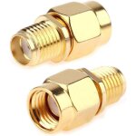 Letnerny - coaxial coax adaptateur sma femelle rp - sma mle jack adaptateur mle sma a sma femelle connecteur ...