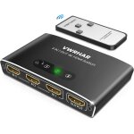 Letnerny - multipr hdmi aluminium 3 entrées vers 1 sortie avec télécommande - splitter 4k 3d 1080p hdr ... Letnerny - multipr hdmi aluminium 3 entrées vers 1 sortie avec télécommande - splitter 4k 3d 1080p hdr ...
