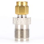 Letnerny - paquet de 2 convertisseurs adaptateur de connecteur coaxial femelle tnc femelle vers sma m�le ...