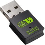 Letnerny - rtl8821 adaptateur usb wifi bluetooth 600 mbps dual band 2, 4 / 5 ghz rcepteur externe sans ...