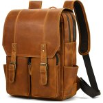 Letnerny - sac a dos d'affaires cuir pour hommes vintage backpack pour macbook sac pour ordinateur portable ...