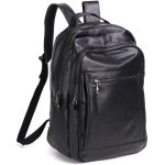 Letnerny - sac a dos en cuir vritable pour homme - sac de voyage pour ordinateur portable - sac d'affaires ...