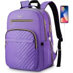 Letnerny - sac a dos pour femme - sac a dos d'ecolier pour fille et adolescente - sac a dos avec port ...