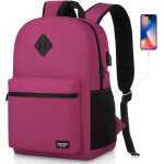 Letnerny - sac a dos pour ordinateur portable, femmes, sac a dos d'ecole filles adolescentes, sac a dos ...