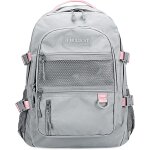 Letnerny - sac a dos scolaire college cartables fille garons grand sac d'ecole pour 15. 6 pouce laptop ...