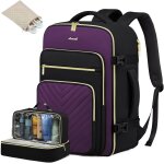 Letnerny - sac a dos voyage, sac cabine avion bagages val easyjet ryanair 45x36x20, sac a dos femme etanche ...