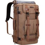 Letnerny - toile sac a dos voyage homme grande pour ordinateur portable convertible sac a dos a bandoulire ...