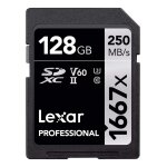 Lexar 1667x professional carte sdxc 128 go 250 mo / s classe 10 uhs - ii u3 v60, jusqu'a 250 mo / s en ... Lexar 1667x professional carte sdxc 128 go 250 mo / s classe 10 uhs - ii u3 v60, jusqu'a 250 mo / s en ...