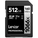 Lexar carte sd professional 1066x 512go 160mo / s