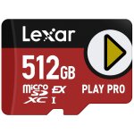 Lexar play pro microsdxc 512 go uhs - i classe 3