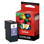 Lexmark cartridge no. 37 - couleur (cyan, magenta, jaune) - original - cartouche d'encre lrp - pour lexmark ...