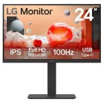 Lg 24ba750 - b - ecran led - usb - 24  (23. 8  visualisable) - 1920 x 1080 full hd (1080p) @ 100 hz - ...
