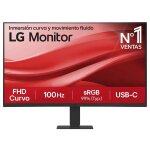 Lg 27u421a - b - ecran lcd - incurv� - 27  - 1920 x 1080 full hd (1080p) @ 100 hz - va - 250 cd / m - ...
