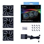 Lian li uni fan tl lcd boitier pc ventilateur 12 cm noir
