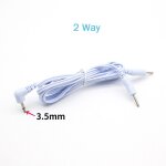 Ligne de cble d'lectrode pour masseur de thrapie d'acupuncture tens, stimulateur de muscle et de nerf, ...