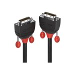 Lindy black line - c�ble dvi - liaison double - dvi - d (m) pour dvi - d (m) - 3 m - rond, vis molet�es ...