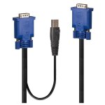 Lindy - câble clavier / vidéo / souris (kvm) - usb, hd - 15 (vga) (m) pour hd - 15 (vga) (m) - 3 m - ... Lindy - câble clavier / vidéo / souris (kvm) - usb, hd - 15 (vga) (m) pour hd - 15 (vga) (m) - 3 m - ...
