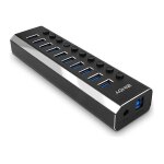 Lindy - concentrateur (hub) - avec interrupteurs marche / arrêt - 10 x superspeed usb 3. 0 - de bureau ... Lindy - concentrateur (hub) - avec interrupteurs marche / arrêt - 10 x superspeed usb 3. 0 - de bureau ...