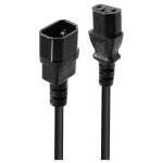 Lindy - rallonge de câble d'alimentation - iec 60320 c14 pour power iec 60320 c13 - 50 cm - noir Lindy - rallonge de câble d'alimentation - iec 60320 c14 pour power iec 60320 c13 - 50 cm - noir