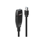 Lindy - rallonge de c�ble usb - usb type a (m) pour usb type a (f) - usb 3. 1 gen1 - 15 m - actif - noir ...