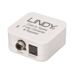 Lindy spdif digital / toslink audio converter - convertisseur de support - rca / toslink Lindy spdif digital / toslink audio converter - convertisseur de support - rca / toslink