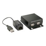 Lindy usb keyboard and mouse extender - c�ble de rallonge clavier / souris - usb - jusqu'� 300 km