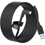 Link câble pour oculus / meta quest 2 / quest 1, 3m usb 3. 0 à usb c cable link, transfert de données ... Link câble pour oculus / meta quest 2 / quest 1, 3m usb 3. 0 à usb c cable link, transfert de données ...