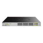 D - link dgs 1026mp - commutateur - non gr - 24 x 10 / 100 / 1000 (poe) + 2 x sfp gigabit combin - ...