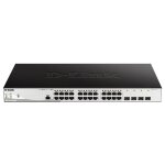 D - link dgs 1210 - 28p / me - commutateur - g�r� - 24 x 10 / 100 / 1000 (poe) + 4 x gigabit sfp - montable ...
