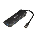 Link hub usb - c 4 porte usb + usb - c f Link hub usb - c 4 porte usb + usb - c f