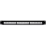 Link lkpv24 panneau de brassage vide 24 ports noir