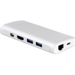 Lmp usb - c travel dock argent - dock usb - c 9 ports