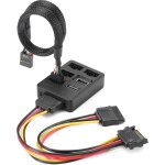 Loc - hub usb interne multi - ports avec r�partiteur de carte m�re 5 ports usb 2. 0 internes, c�ble d'extensio ...