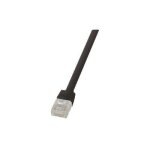 Logilink 0. 5m cat6 u / utp rj45 c�ble de r�seau noir 0, 5 m u / utp (utp)