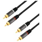 Logilink ca1209 c�ble audio 10 m 2 x rca noir