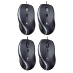 Logitech lot de 4 souris laser filaire usb m500 anthracite