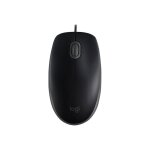 Logitech b110 silent - souris - droitiers et gauchers - optique - 3 boutons - filaire - usb